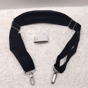 Black Padded Shoulder Strap Adjustable 30"-46 1/2" Long x 1 1/2 Wide #99-06